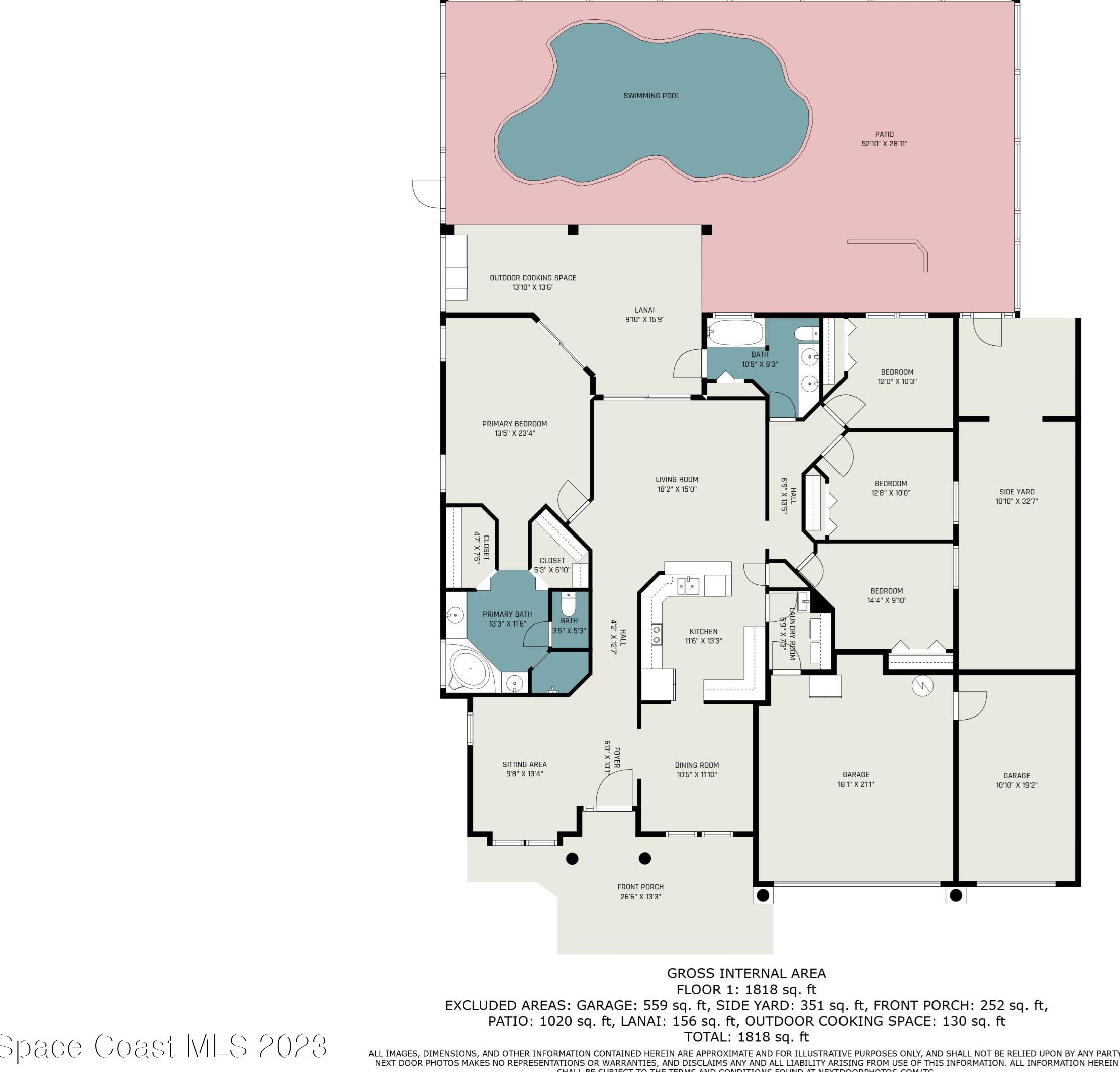 2768 Whistler St, Melbourne FL  32904-7486 exterior