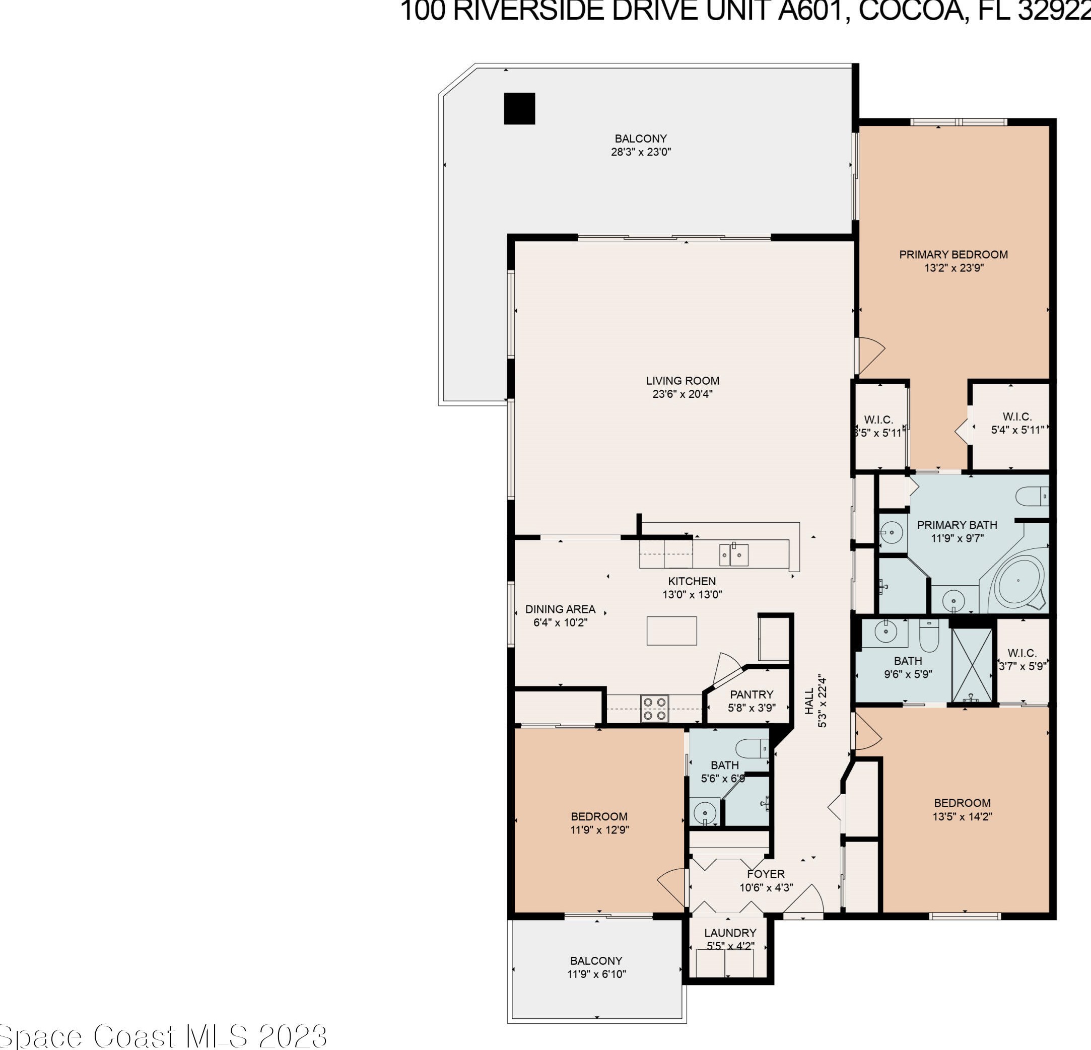 100 Riverside Dr #601, Cocoa, FL 32922