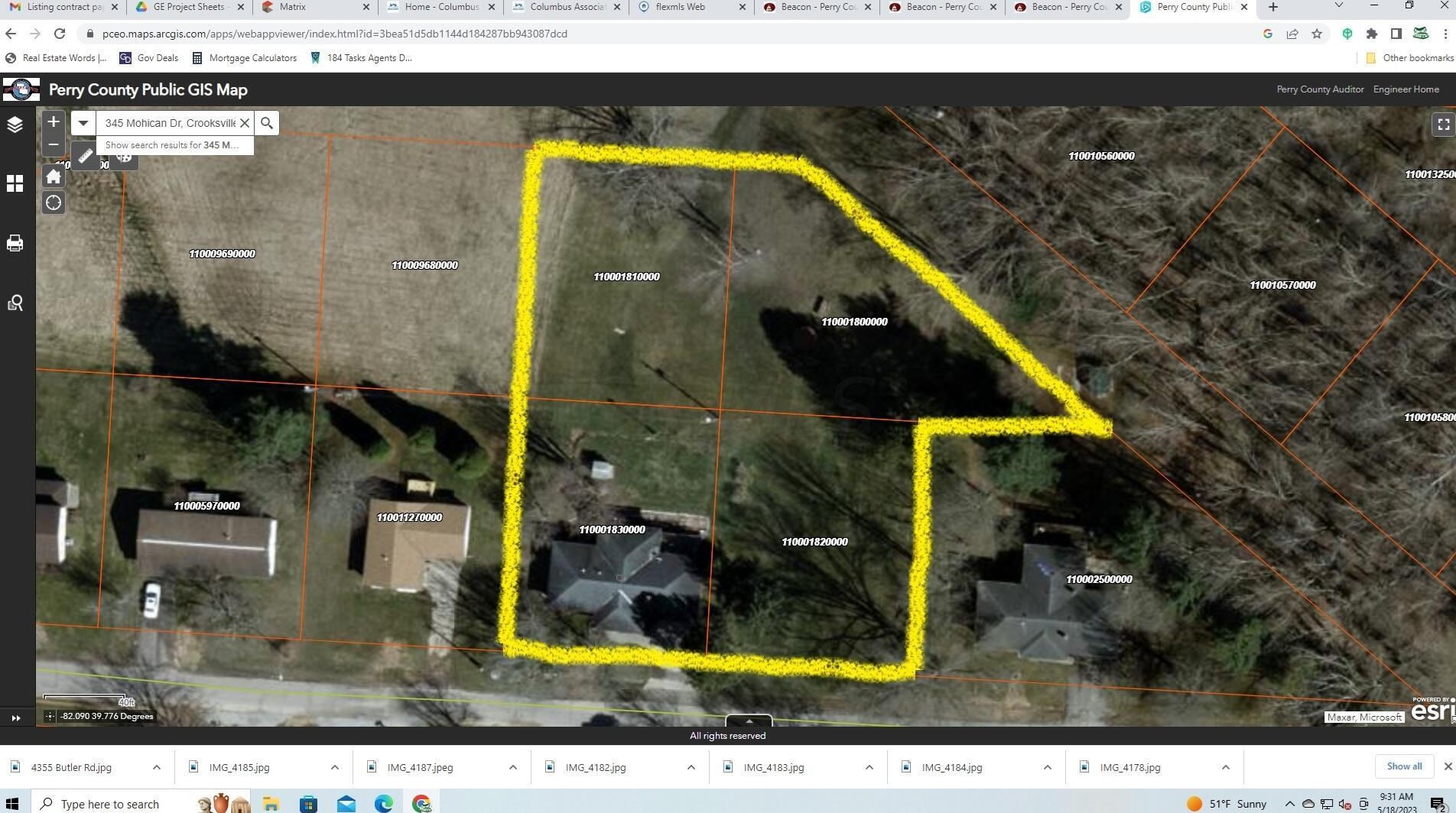 345 Mohican Dr, Crooksville OH  43731-9729 exterior