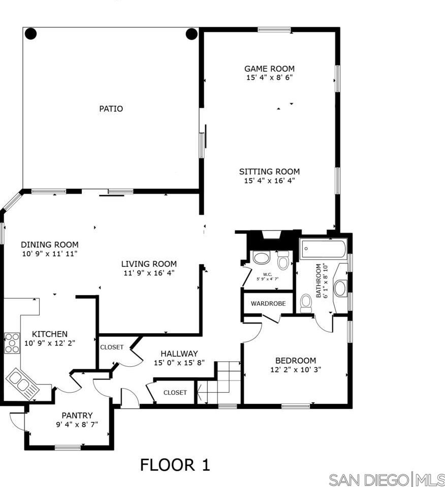 1151 Turquoise St, San Diego CA 92109-1247 exterior