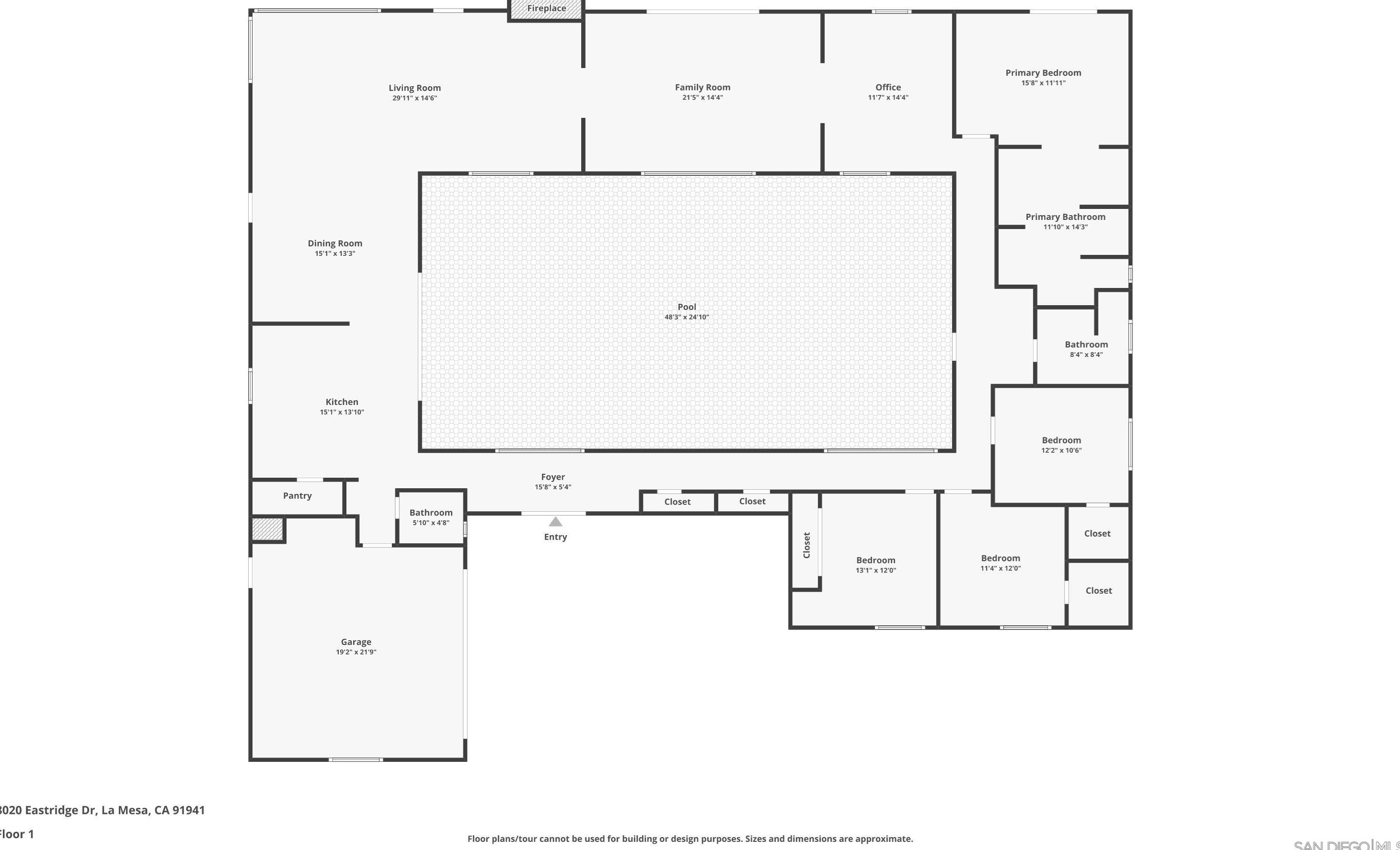 8020 Eastridge Dr, La Mesa CA  91941-7834 exterior