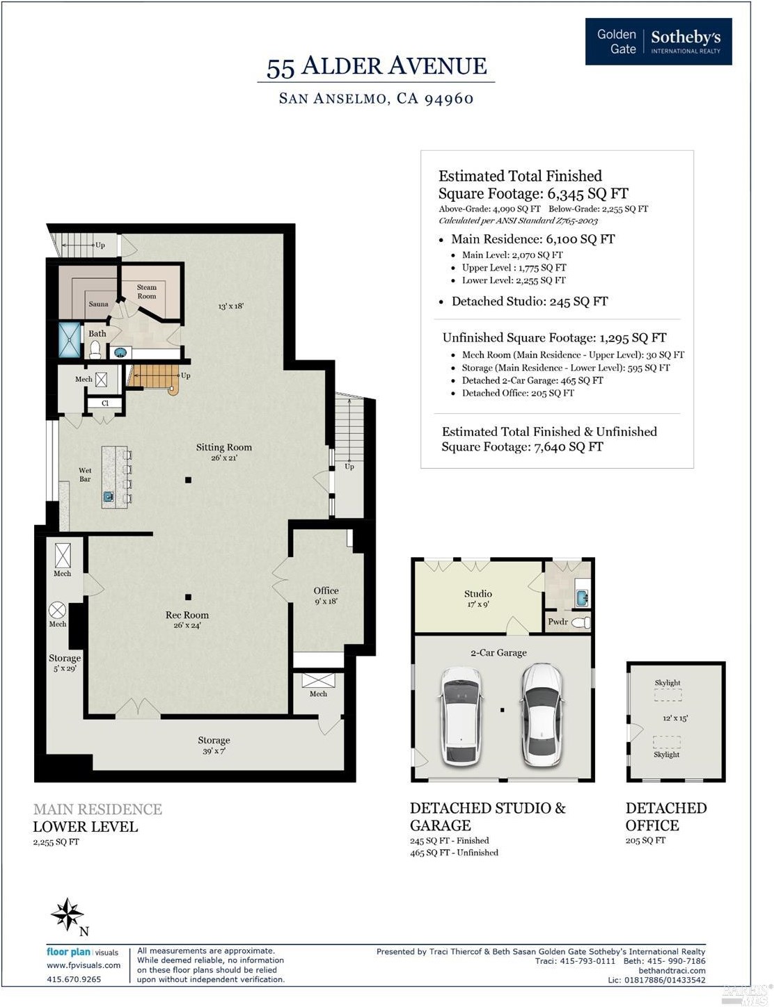 55 Alder Ave, San Anselmo CA 94960-1706 exterior