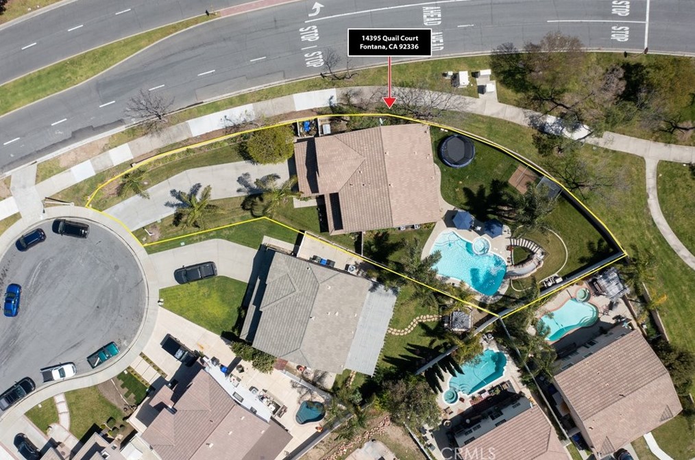 14395 Quail Ct, Fontana CA  92336-3625 exterior