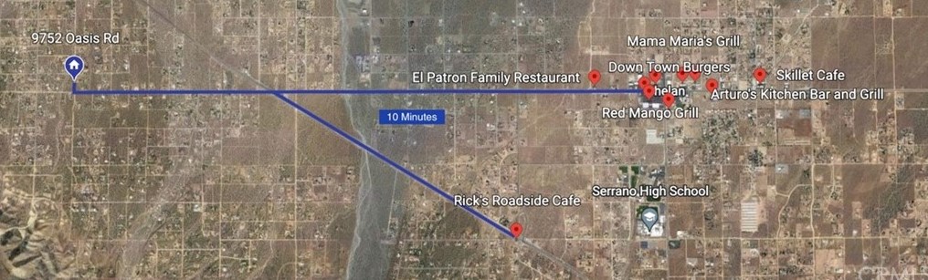 9752 Oasis Rd, Pinon Hills CA  92372 exterior