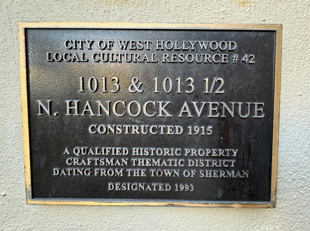 1013 Hancock Ave, Los Angeles, CA 90069