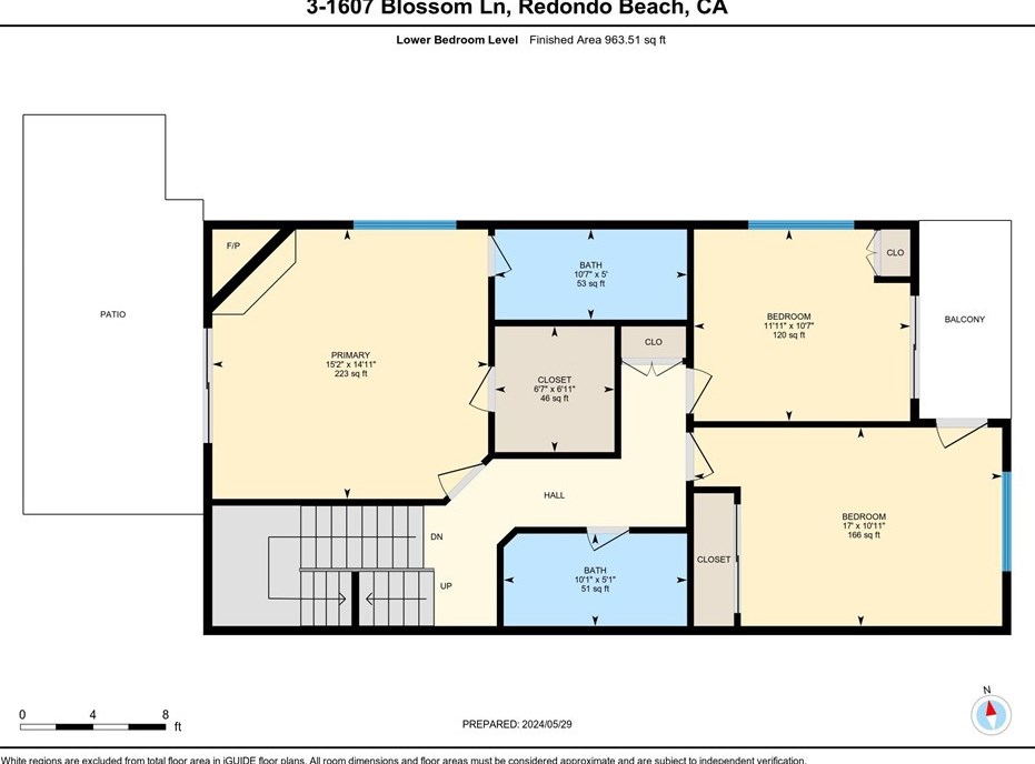 1607 Blossom Ln, Redondo Beach CA  90278-3623 exterior