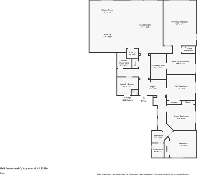 3366 Arrowhead Ct, Tropico Village, CA 93560