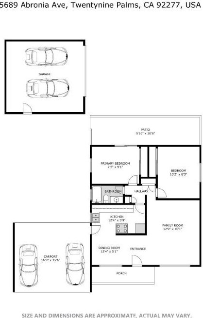 5689 Abronia Ave, Twntynine Plm CA  92277-1315 exterior