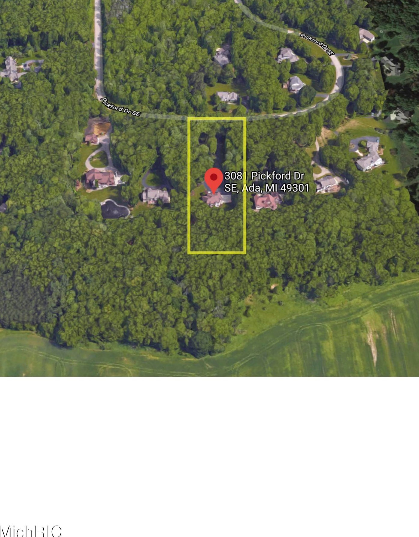3081 Pickford Dr, Ada MI 49301-8344 exterior