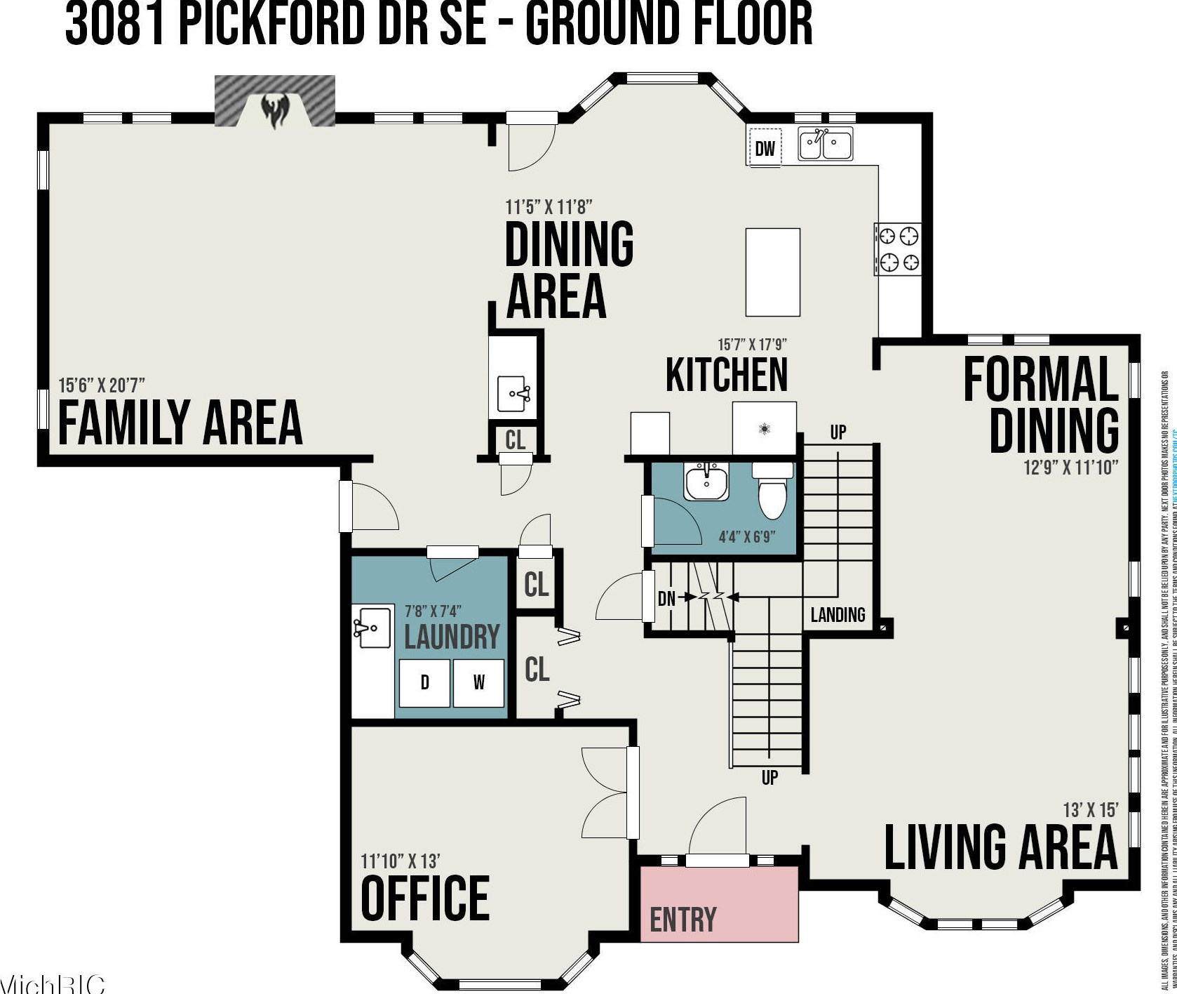 3081 Pickford Dr, Ada MI 49301-8344 exterior