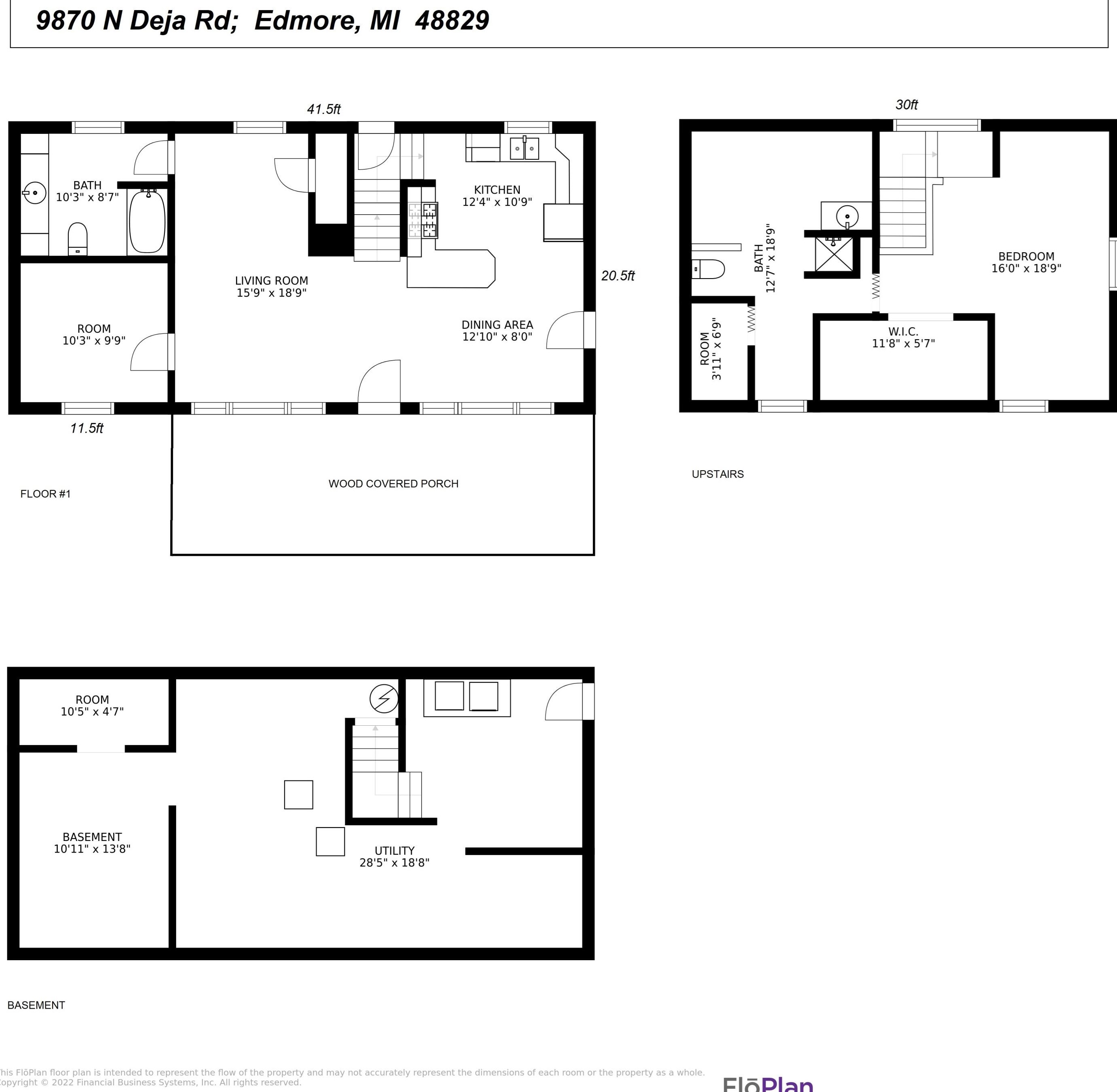 9870 N Deja Rd, Edmore, MI 48829