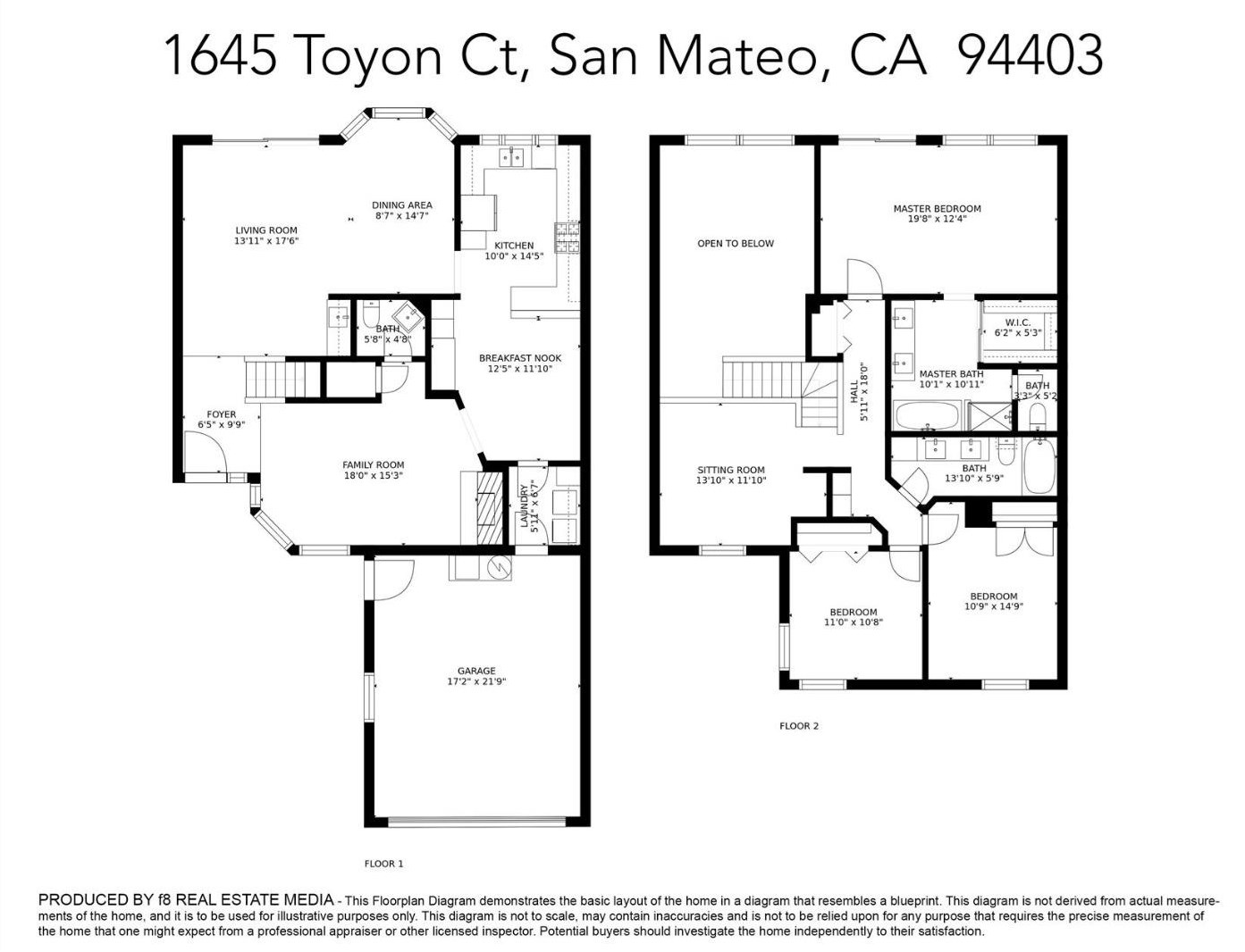 1645 Toyon Ct, San Mateo, CA 94403-3957