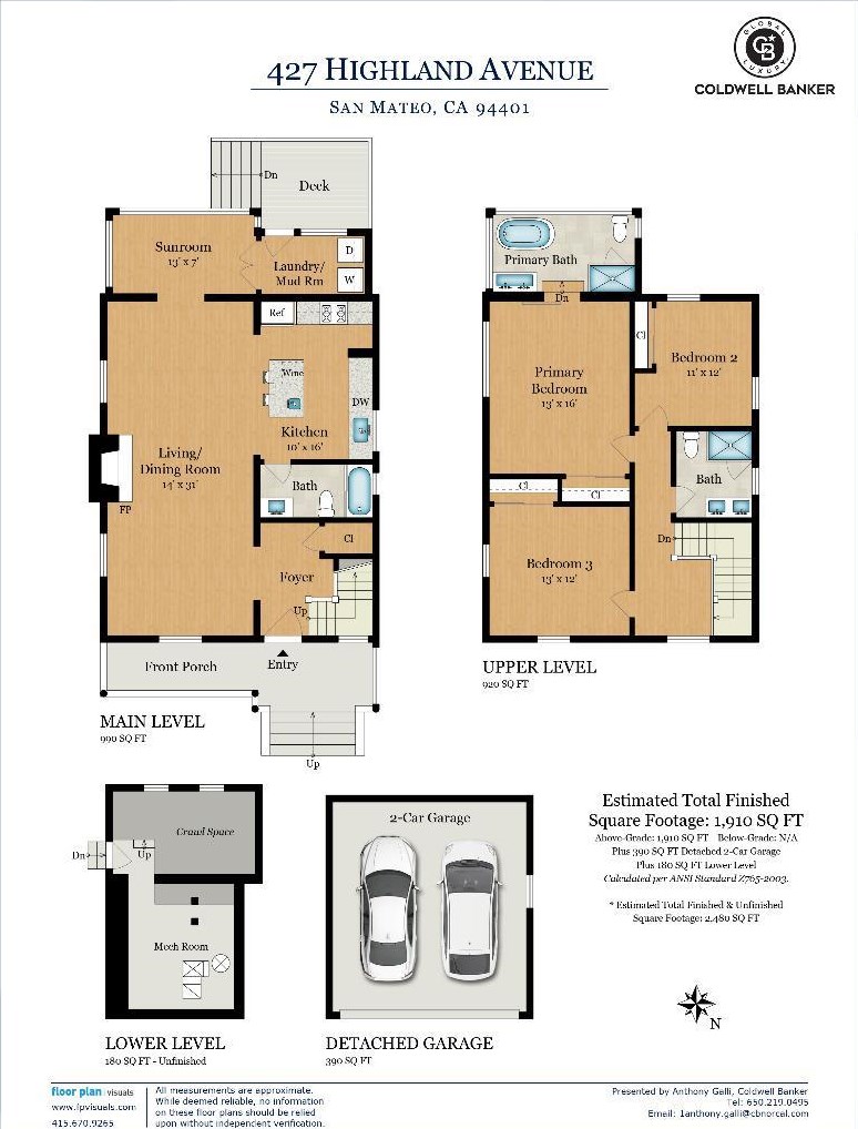 427 Highland Ave, San Mateo CA  94401-2415 exterior