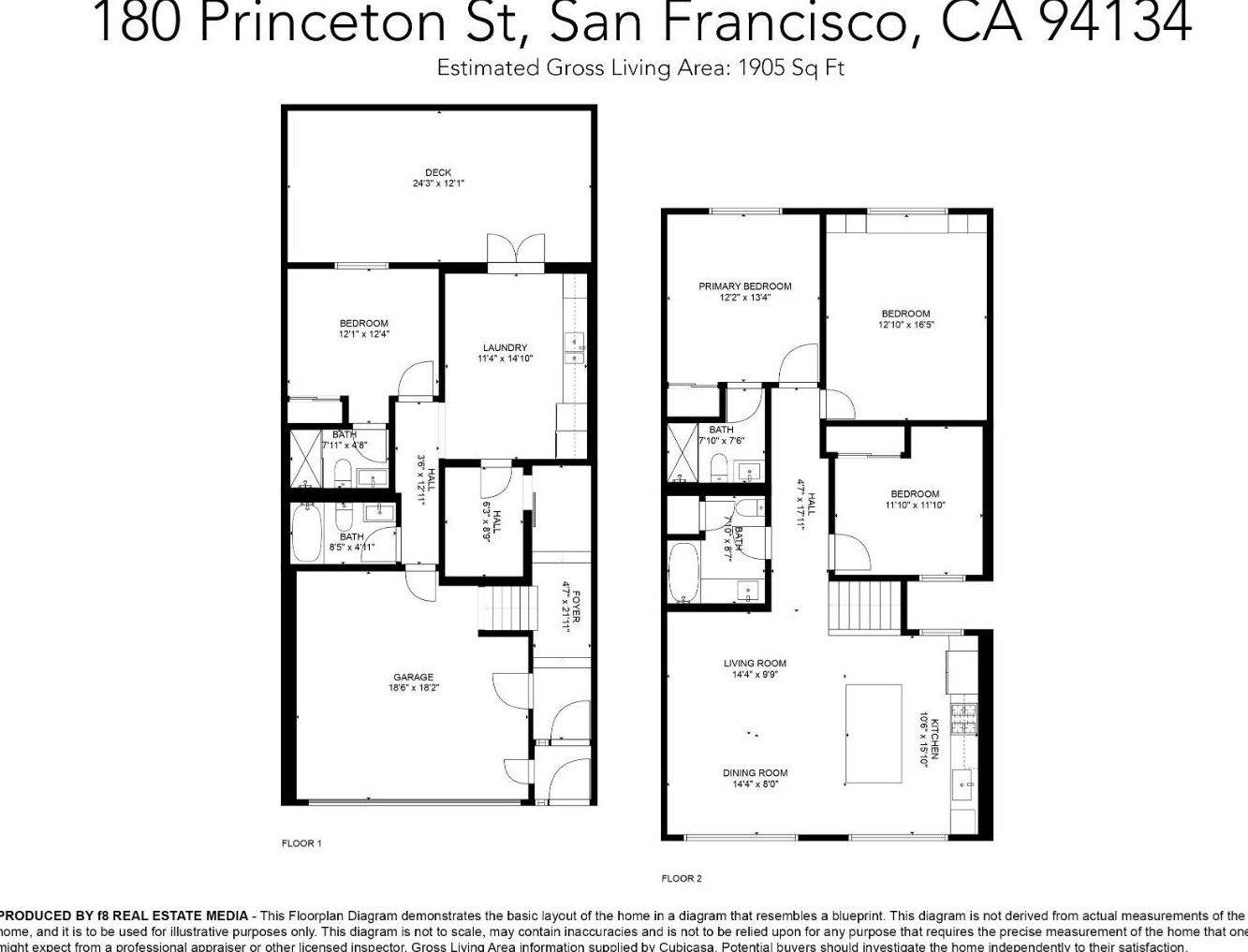 180 Princeton St, San Francisco CA  94134-1312 exterior