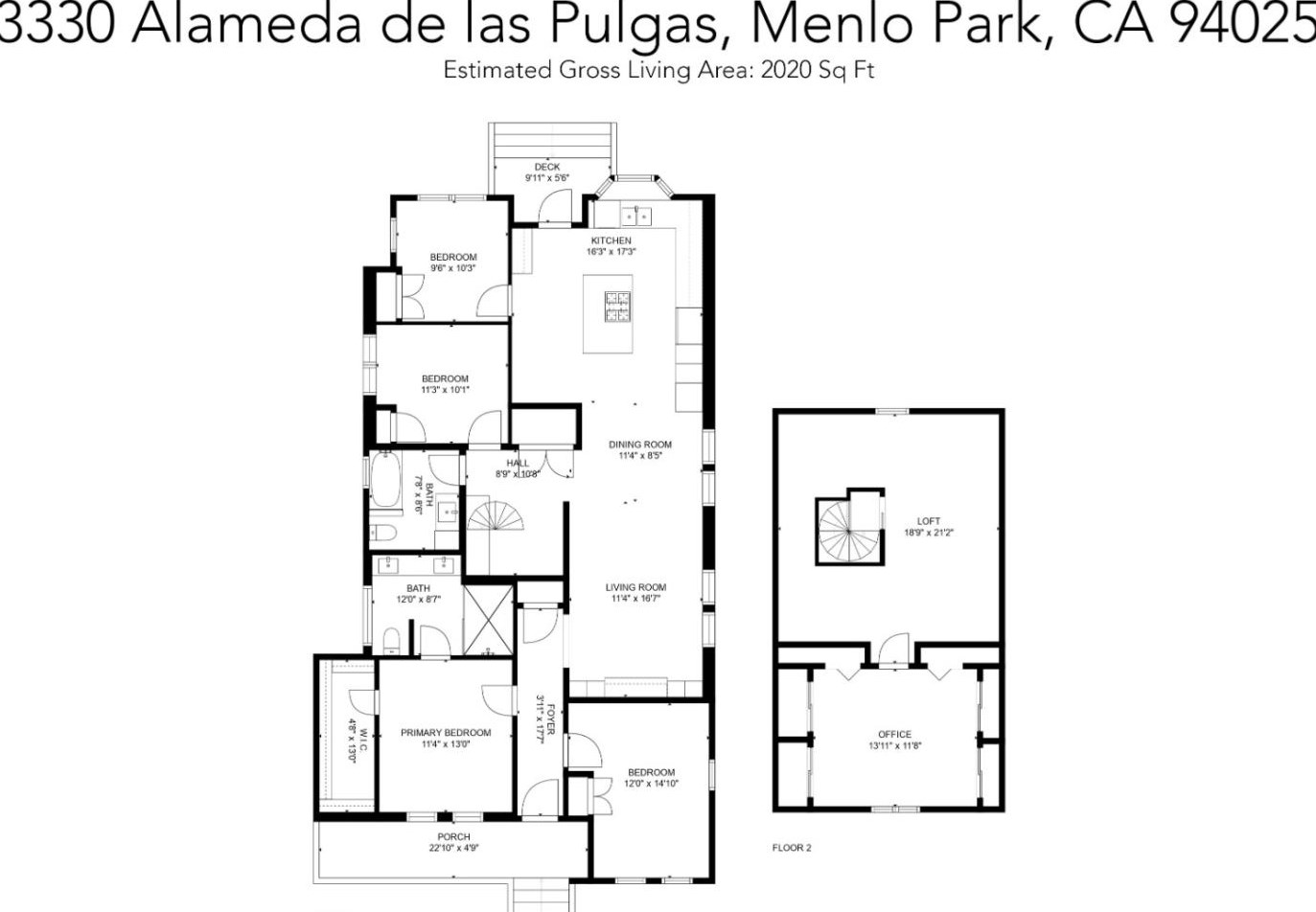 3330 Alameda De Las Pulgas, Menlo Park CA  94025-6561 exterior