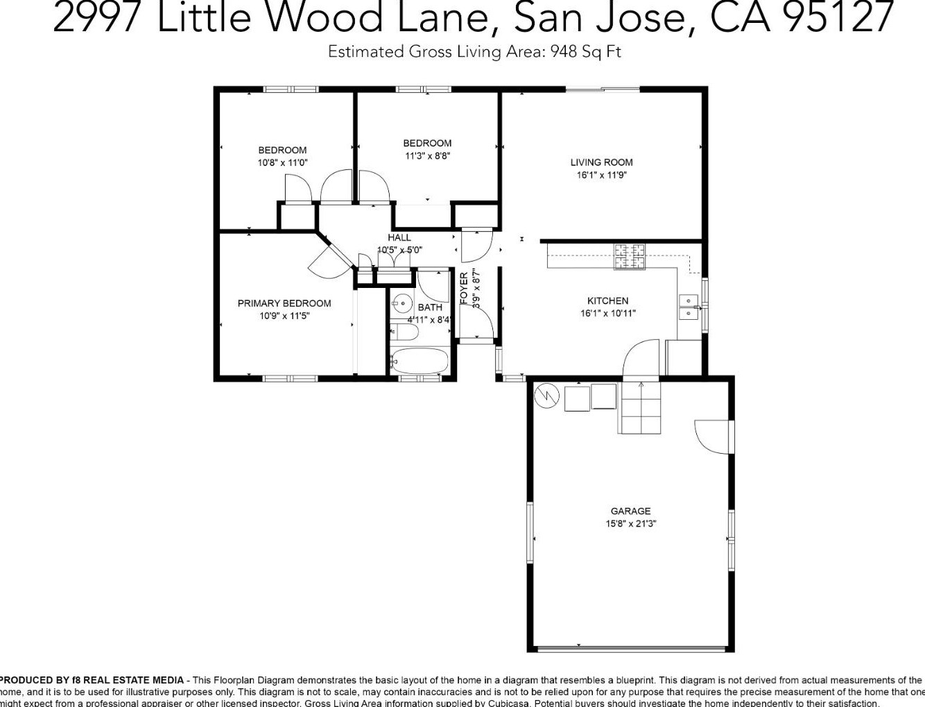 2997 Little Wood Ln, San Jose, CA 95127-1824
