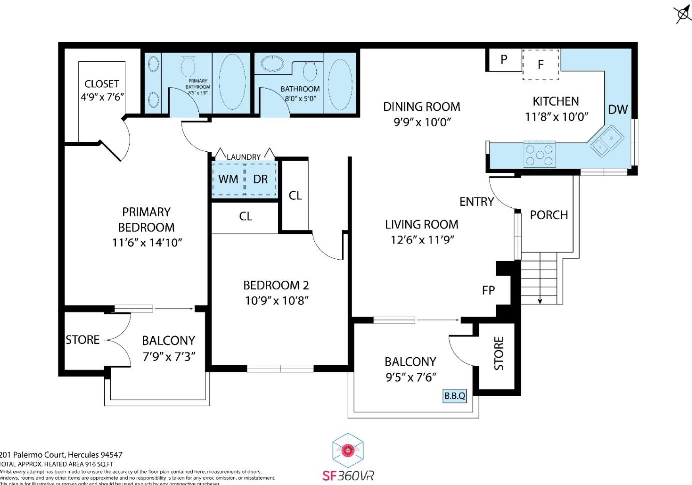 201 Palermo Ct, Rodeo CA 94547-2211 exterior