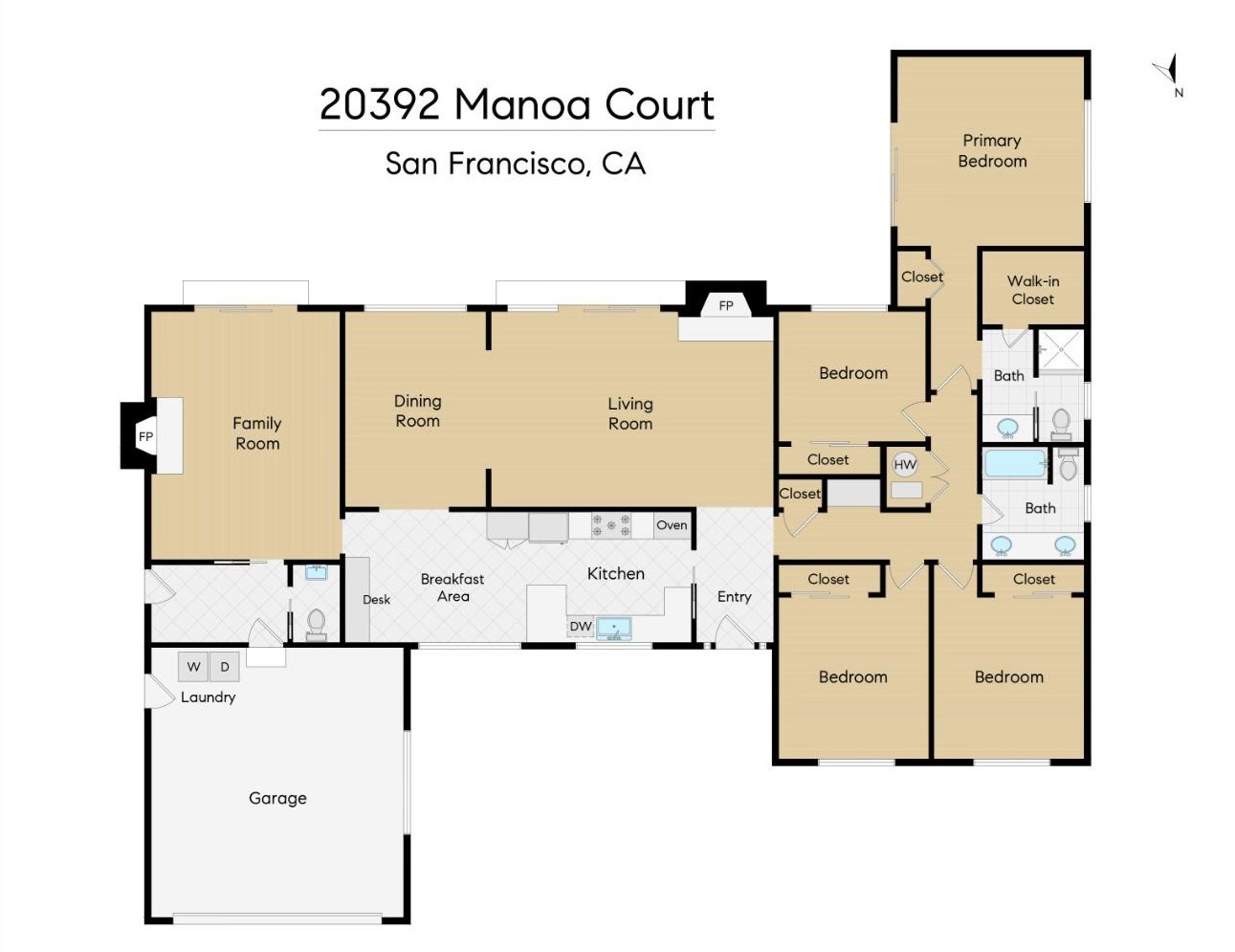 20392 Manoa Ct, Saratoga CA  95070-4909 exterior