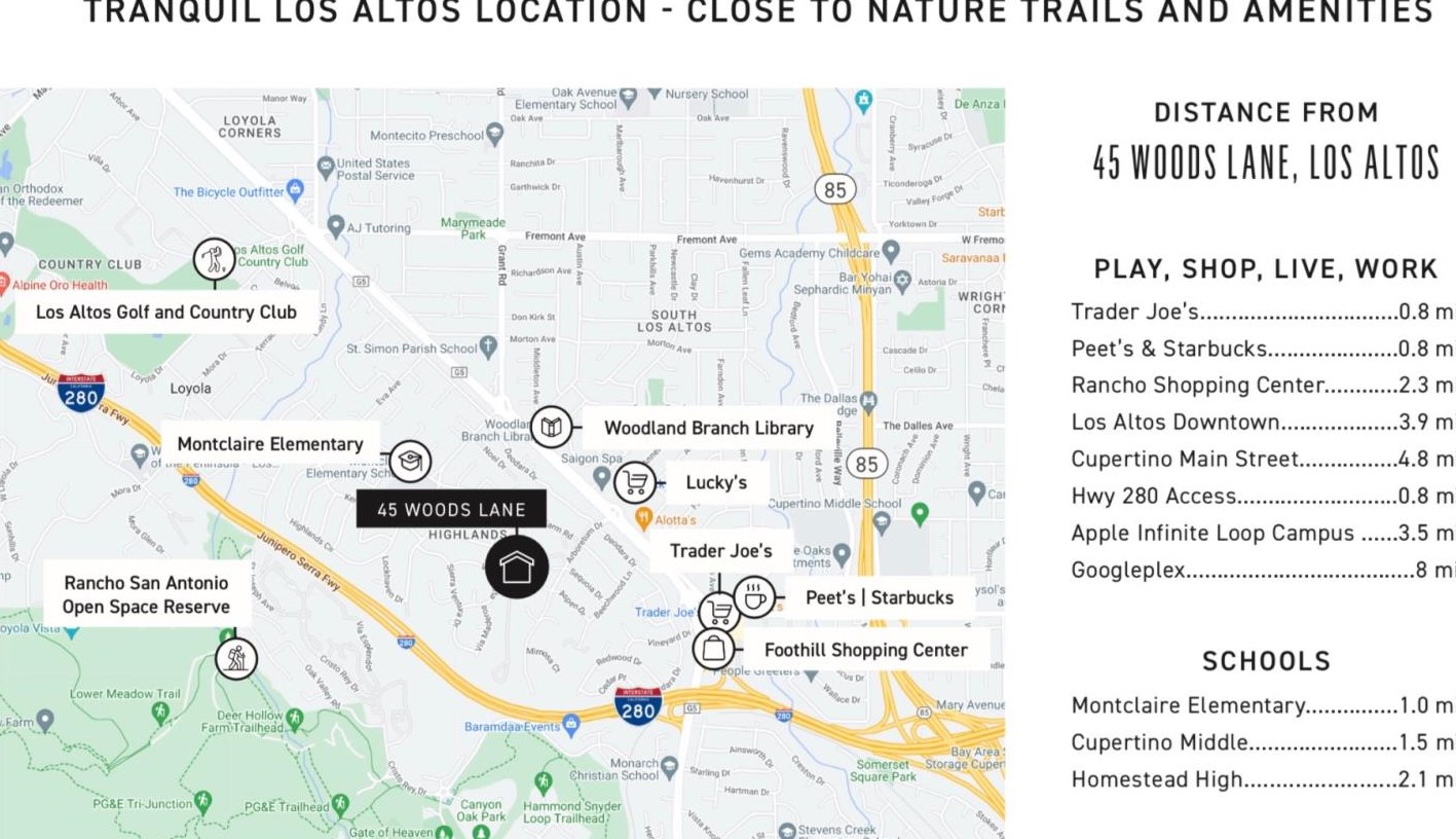 45 Woods Ln, Los Altos, CA 94024