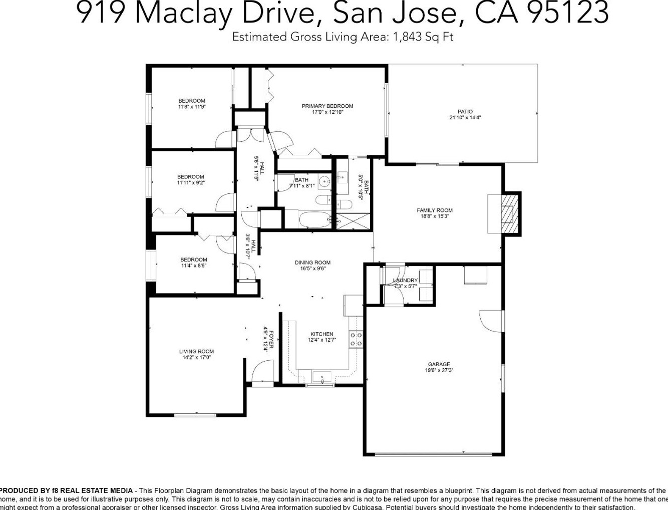 919 Maclay Dr, San Jose, CA 95123