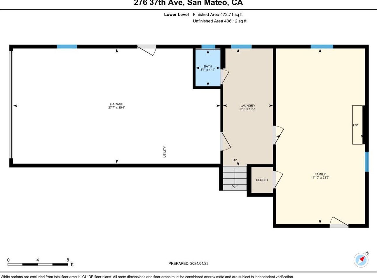 276 37th Ave, San Mateo CA  94403-4325 exterior