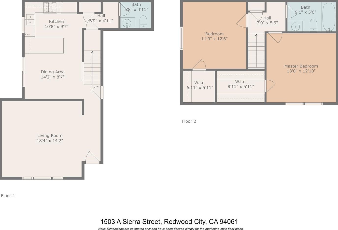 1503 Sierra St, Redwood City CA  94061-2712 exterior