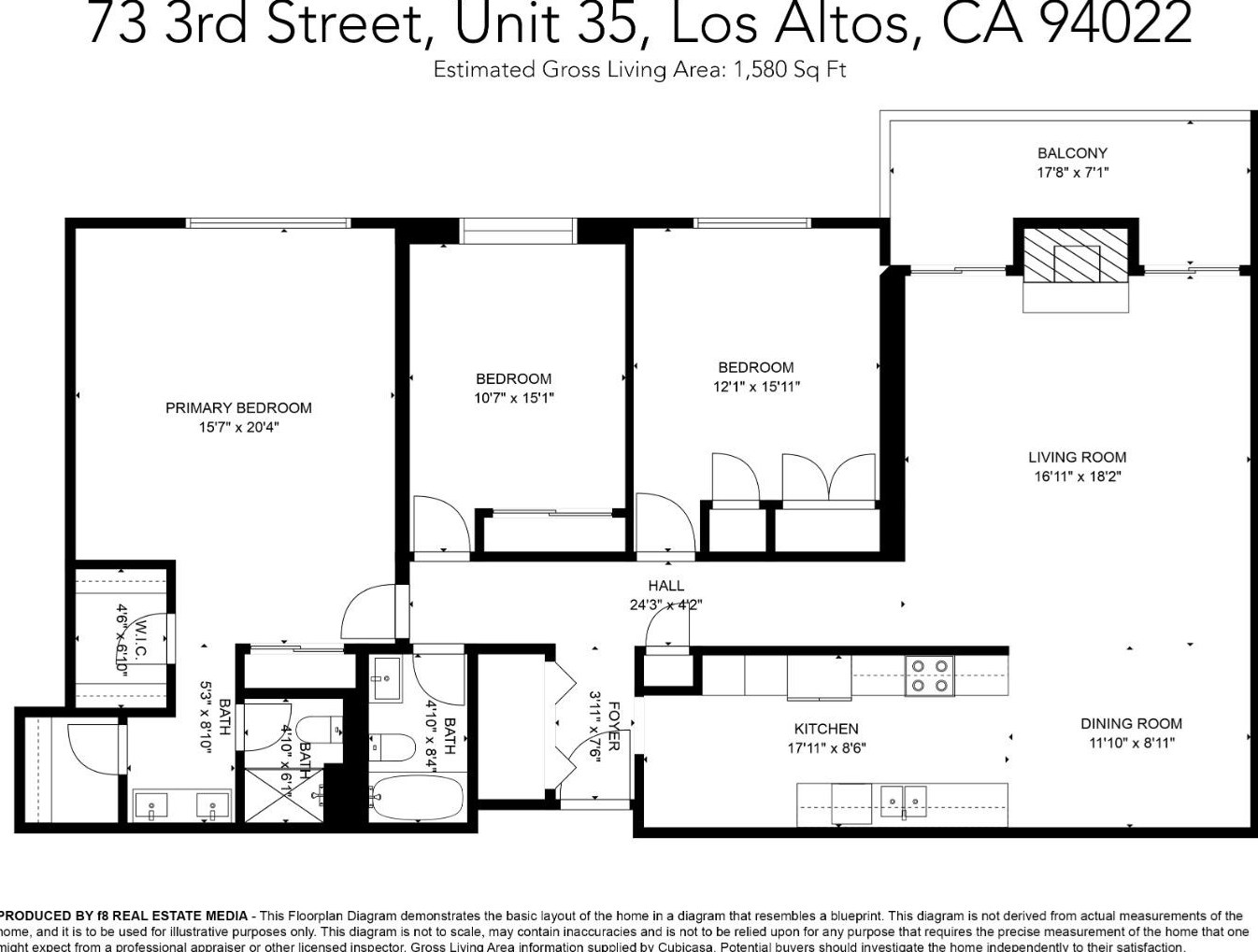 73 3rd St, Los Altos CA  94022-2735 exterior