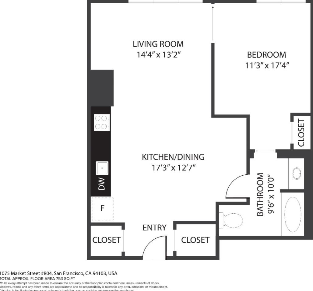1075 Market St, San Francisco CA  94103-1605 exterior