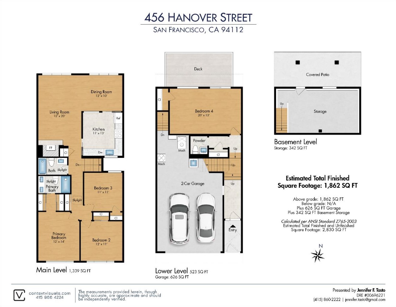 456 Hanover St, San Francisco, CA 94112