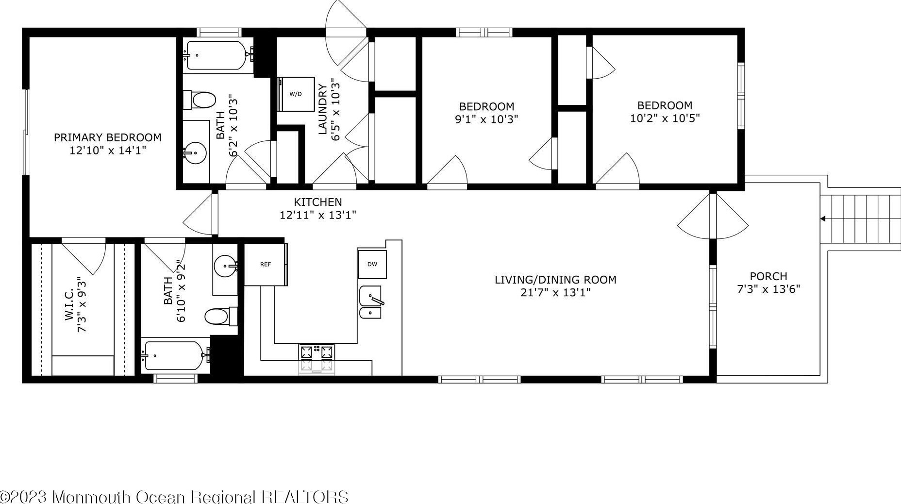 203 Raritan St, Keyport NJ 07735-2656 exterior