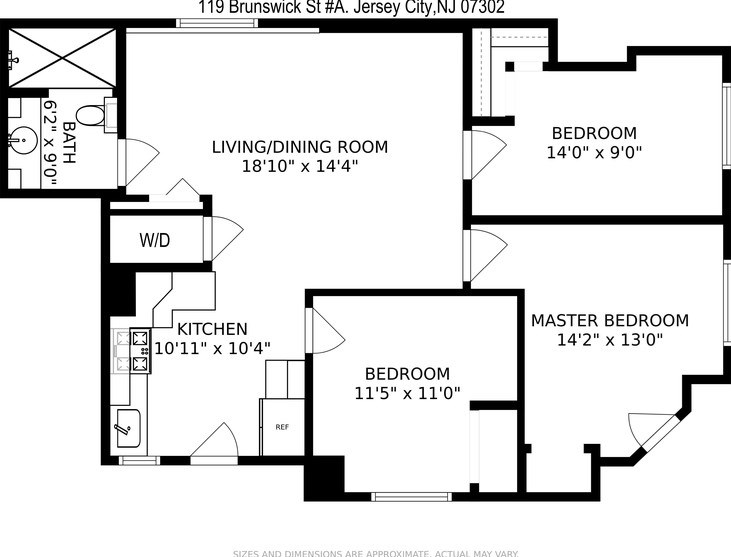 119 Brunswick St, Jersey City NJ 07302-2309 exterior