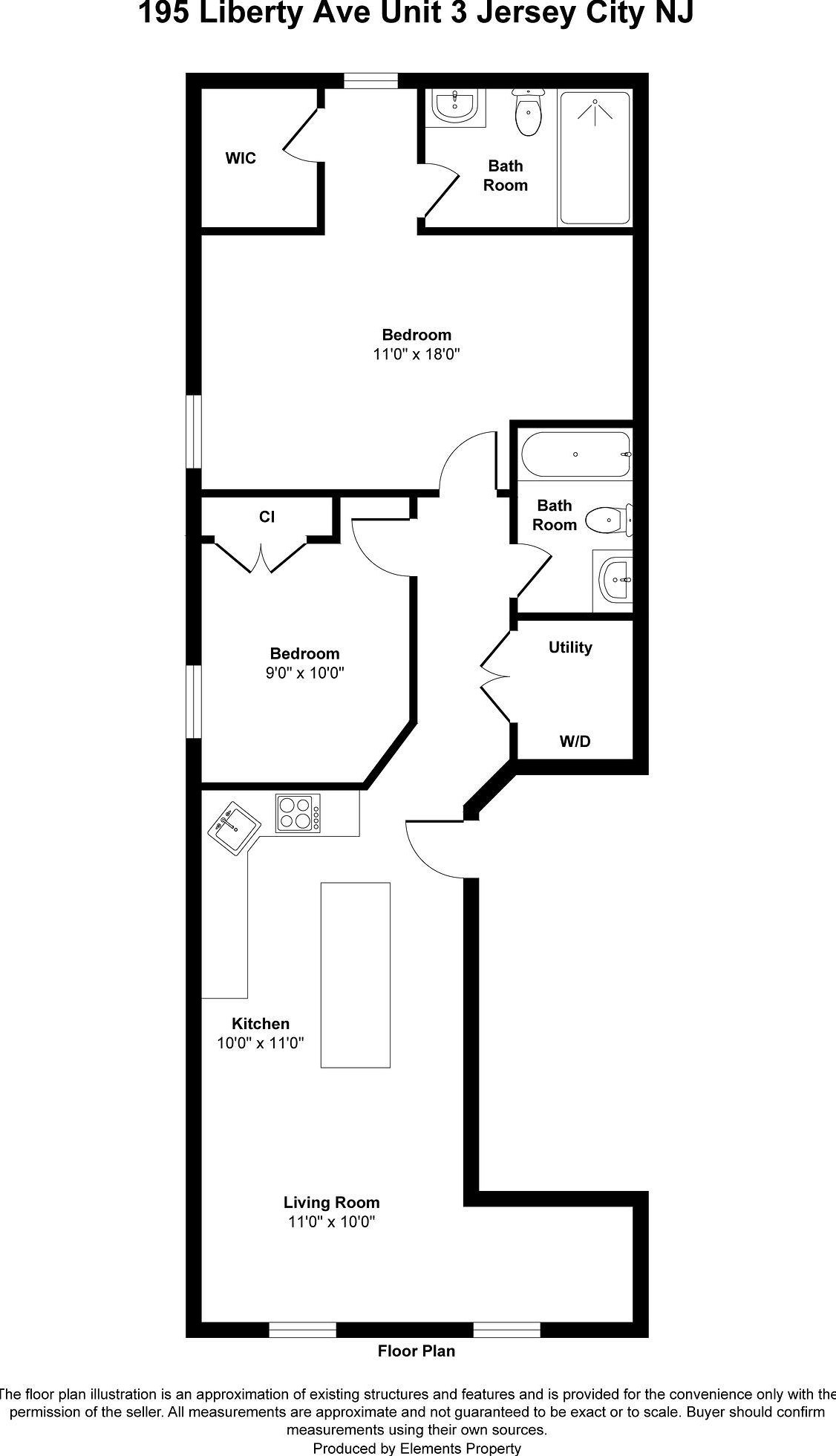 195 Liberty Ave, Jersey City NJ 07306-4919 exterior