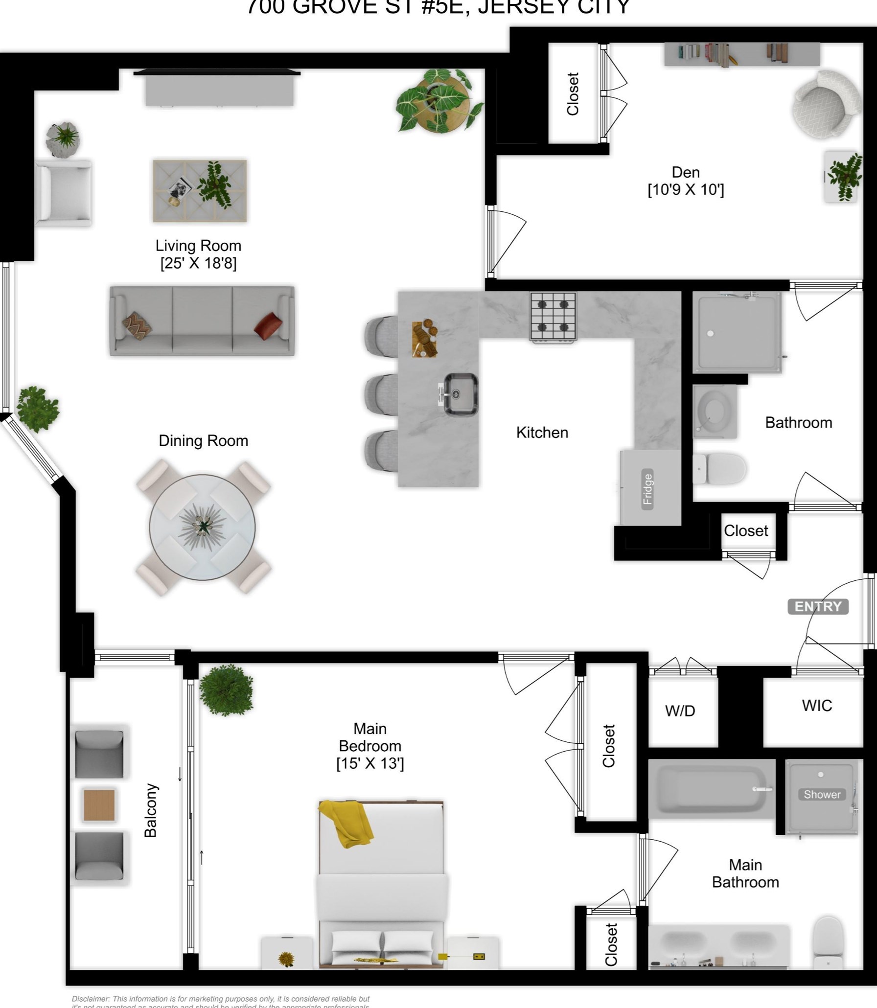 700 Grove St #5e, Jersey City, NJ 07310