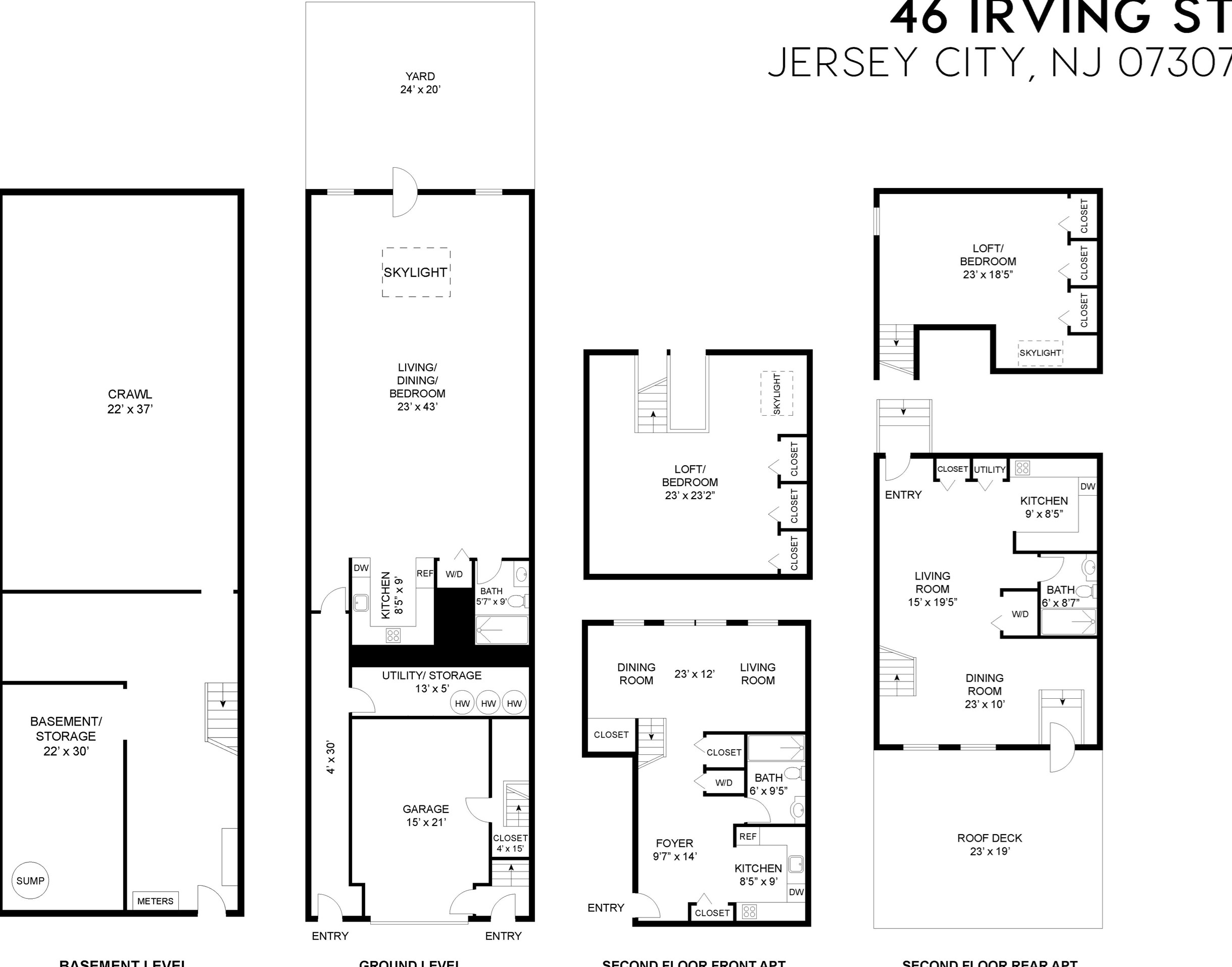 46 Irving St, Jersey City, NJ 07307-2545