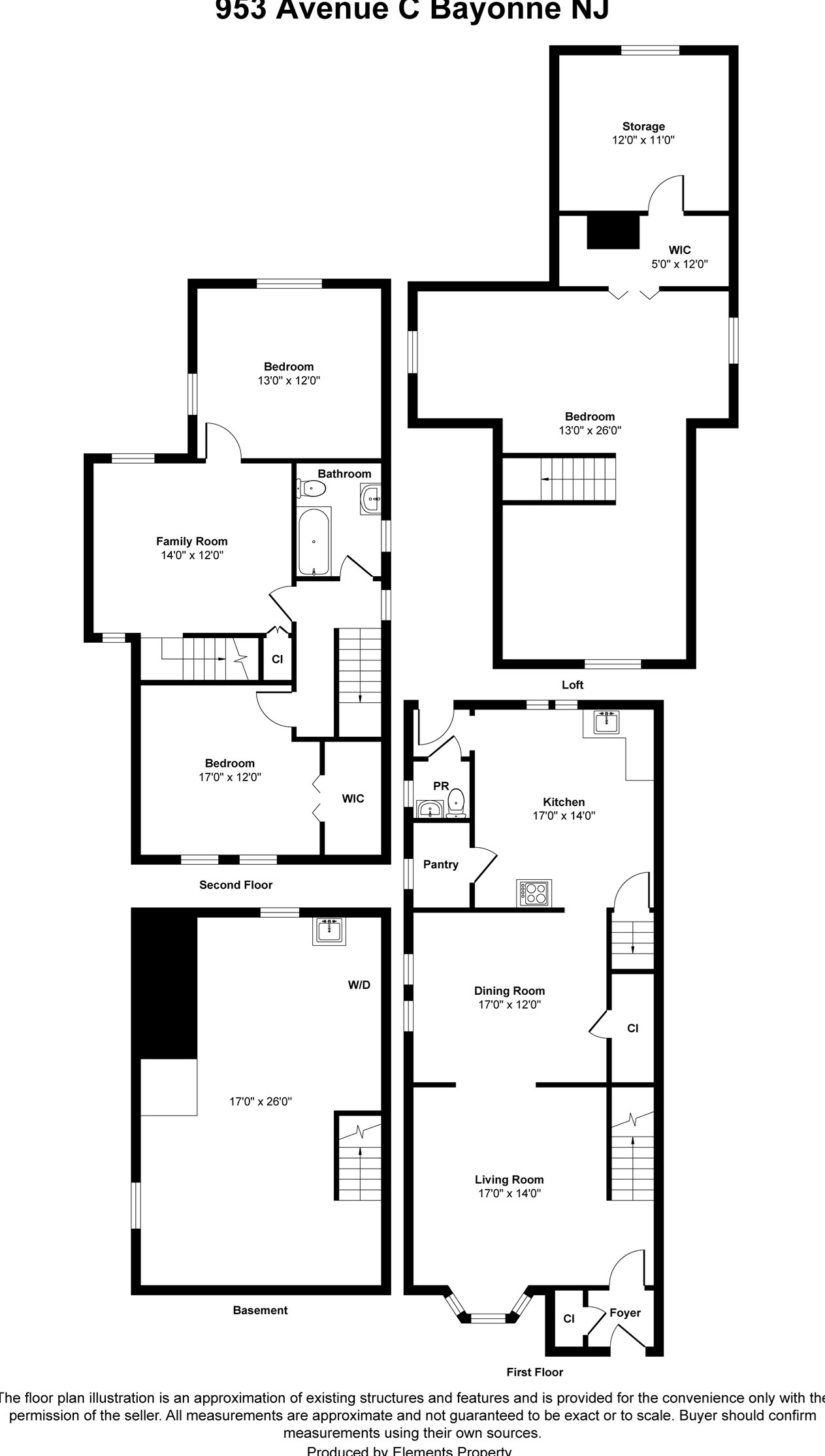 953 Avenue C, Bayonne NJ  07002-2439 exterior