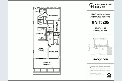 139 Christopher Columbus Dr #206, Jersey City, NJ 07302 - Photo 34