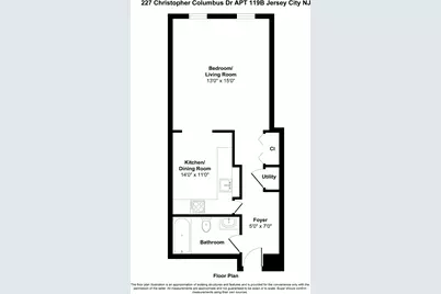 227 Christopher Columbus Dr #119B, Jersey City, NJ 07302 - Photo 20