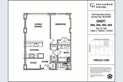 139 Christopher Columbus Dr #404, Jersey City, NJ 07302 - Photo 26