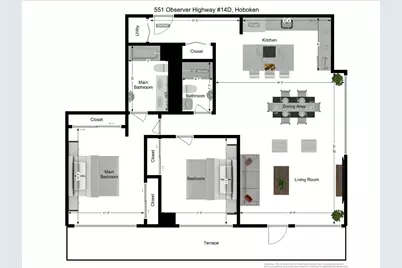 551 Observer Highway #14D, Hoboken, NJ 07030 - Photo 18