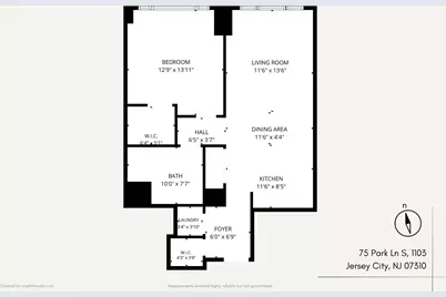 75 Park Lane South #1103, Jersey City, NJ 07310 - Photo 36