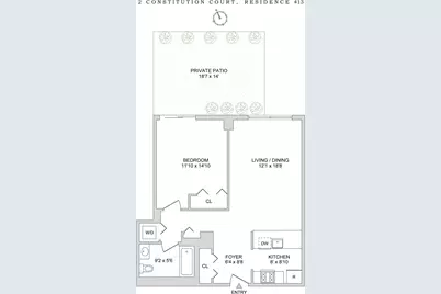 2 Constitution Ct #413, Hoboken, NJ 07030 - Photo 16
