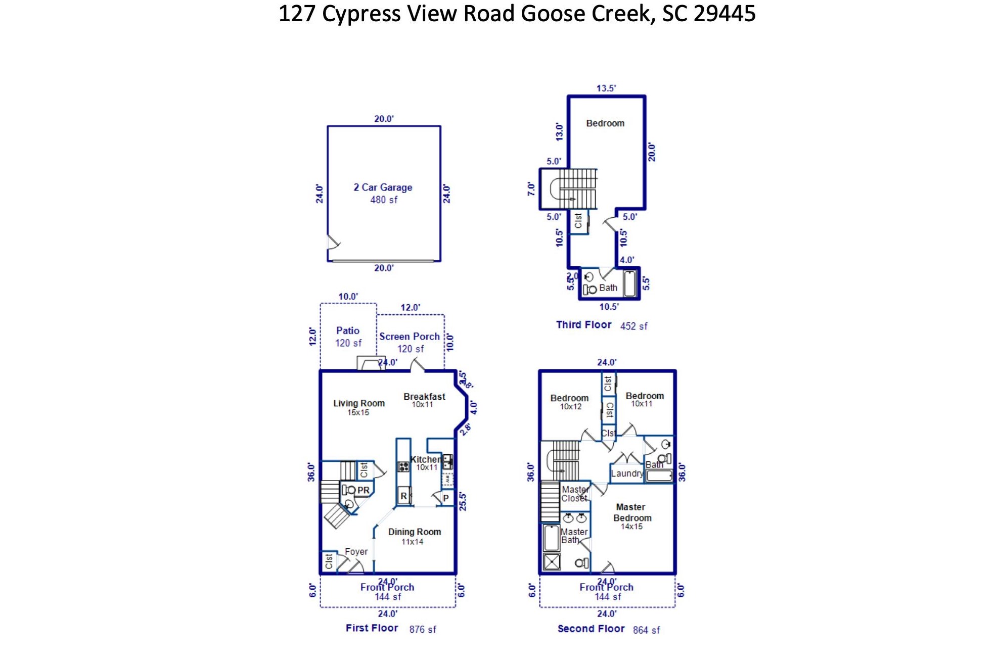 127 Cypress View Rd, Charleston, SC 29445-9631