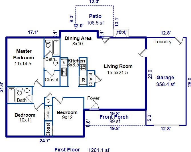 17 Paddlecreek Ave, Charleston SC  29412-2541 exterior