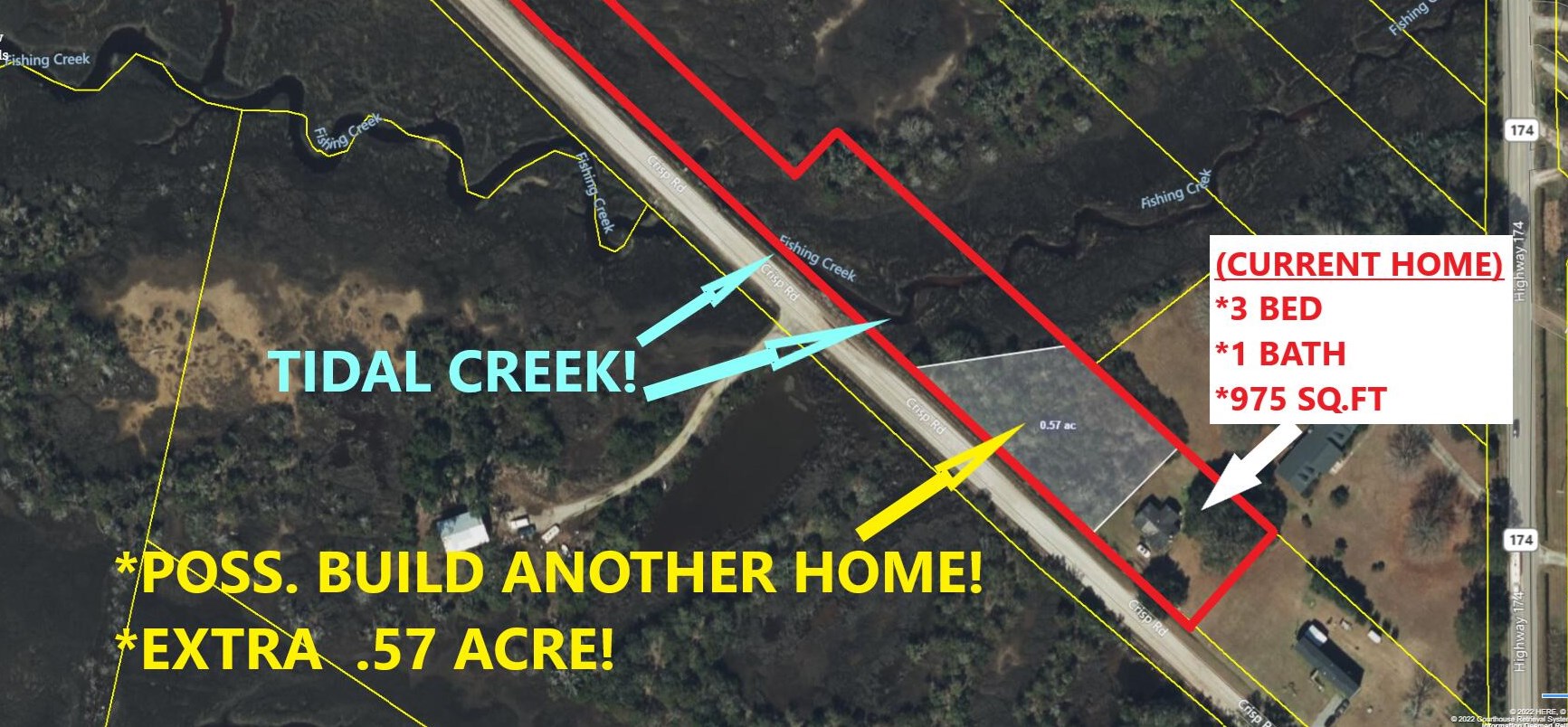 722 Crisp Rd, Edisto, SC 29438-6818