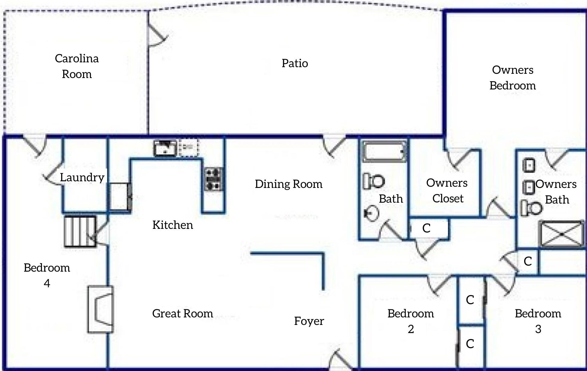 1103 Byron Rd, Charleston SC  29407-7011 exterior