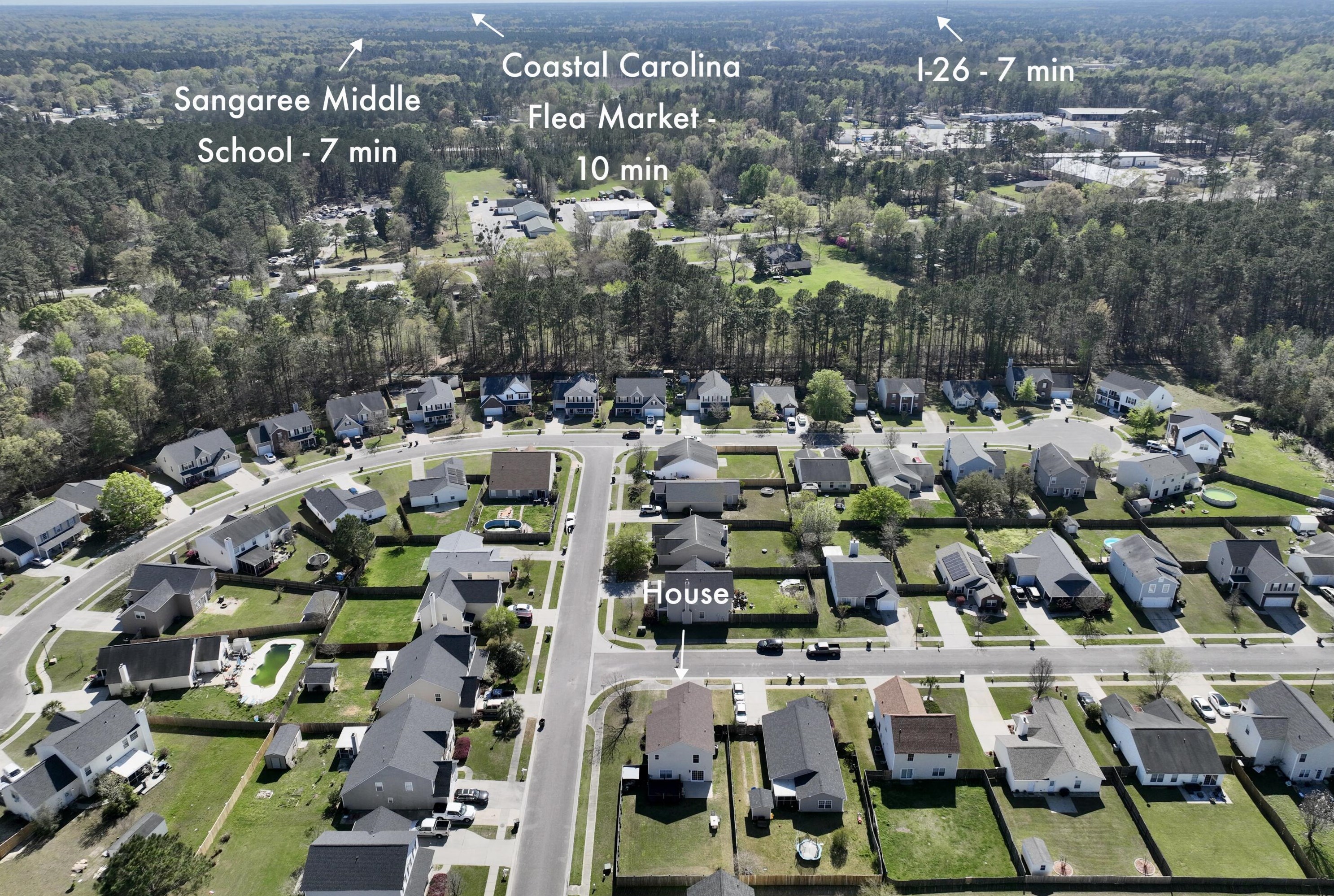 154 Patriot Ln, Summerville SC  29483-1889 exterior