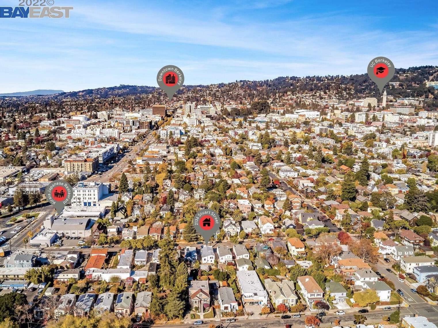 2136 Stuart St, Berkeley CA  94705-1060 exterior