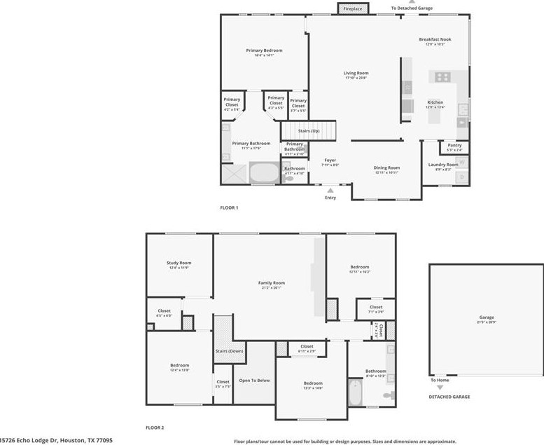 15726 Echo Ldg Dr, Houston TX  77095-2659 exterior