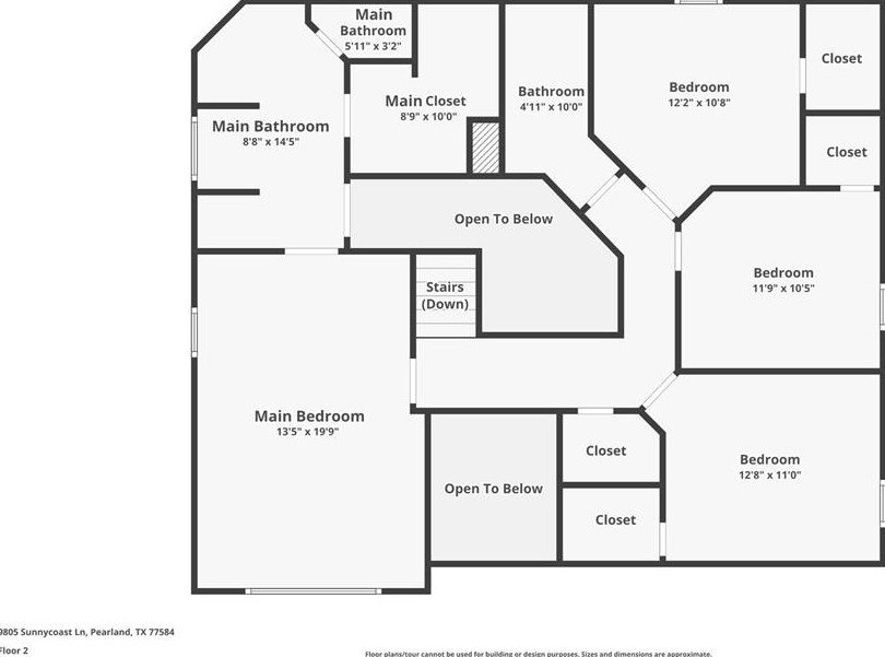 9805 Sunnycoast Ln, Pearland, TX 77584-2798