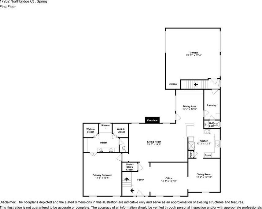 17202 Northbridge Ct, Spring TX  77379-4564 exterior